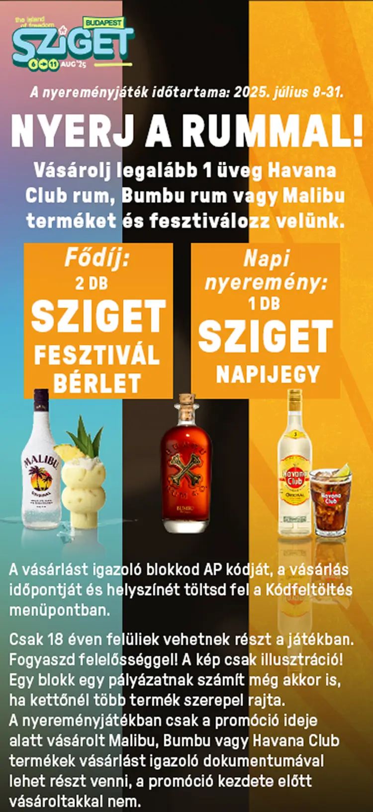 A promóció plakátképe.